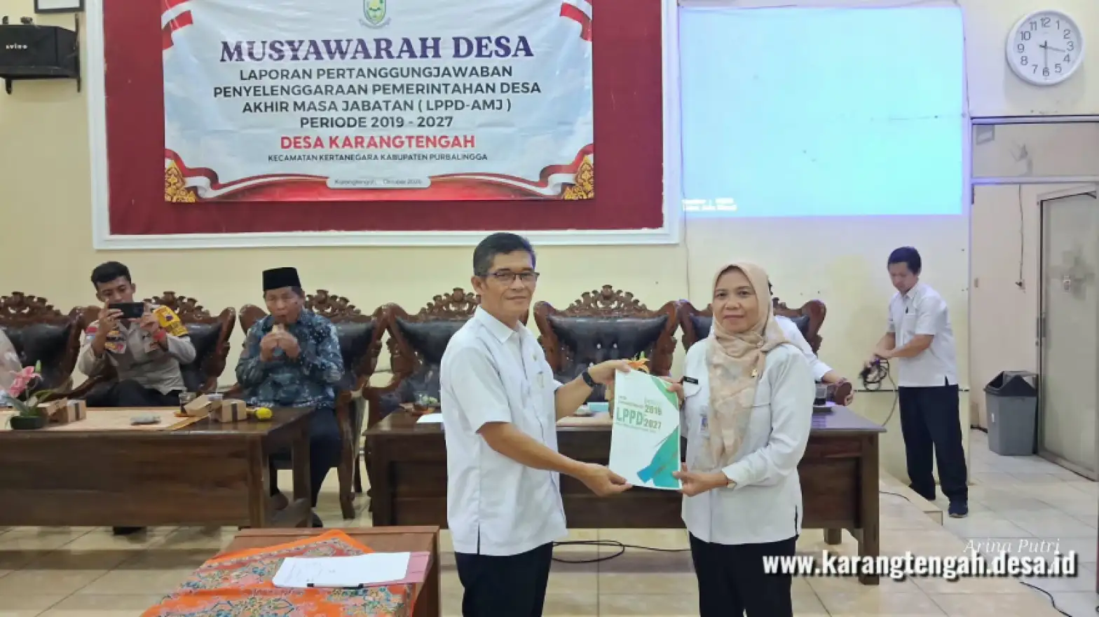 Menuju Akhir Masa Jabatan 2019-2027, Pemdes Karangtengah Gelar Musdes LPPD-AMJ
